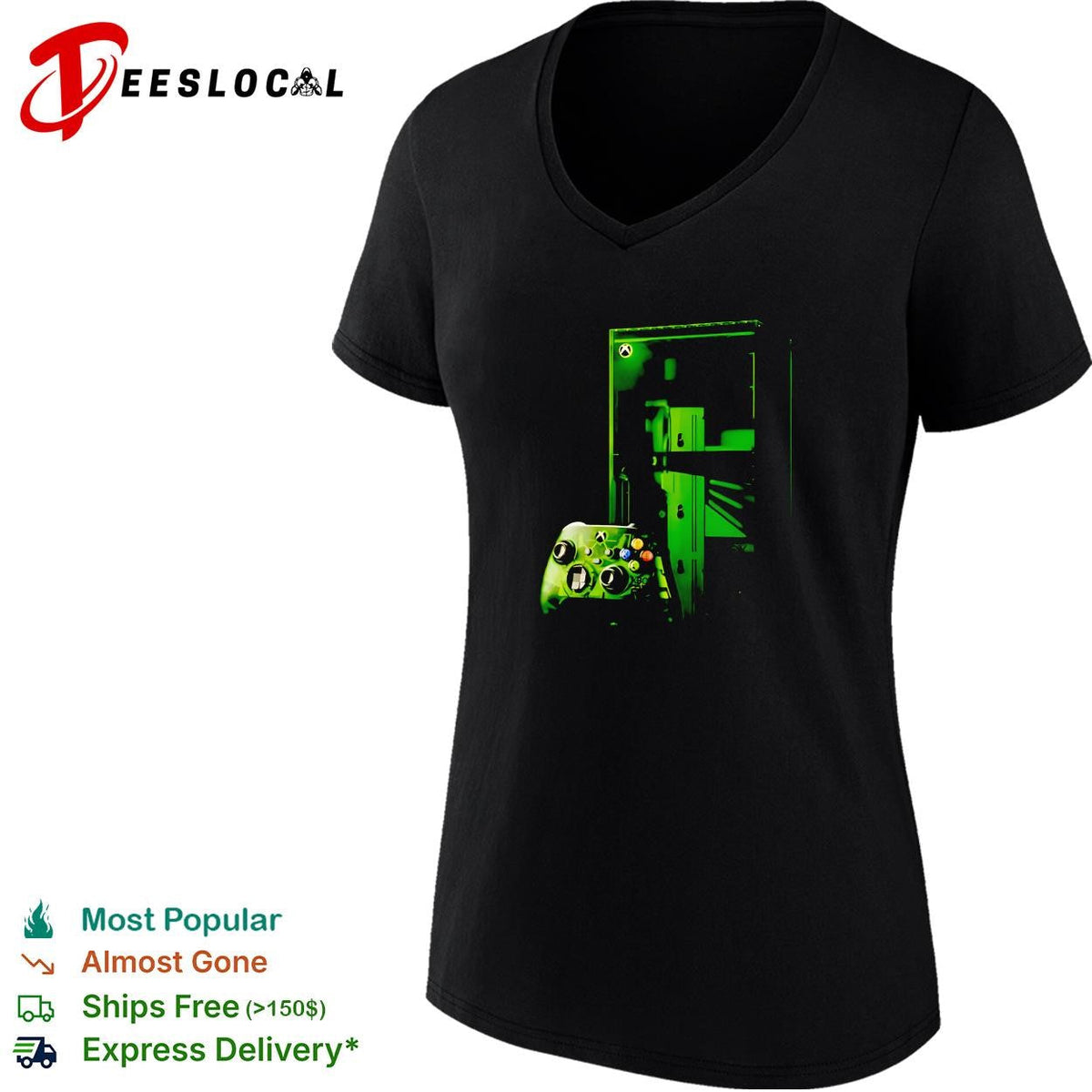 Xbox Series X 25th anniversary gaming console graphic shirt Unisex