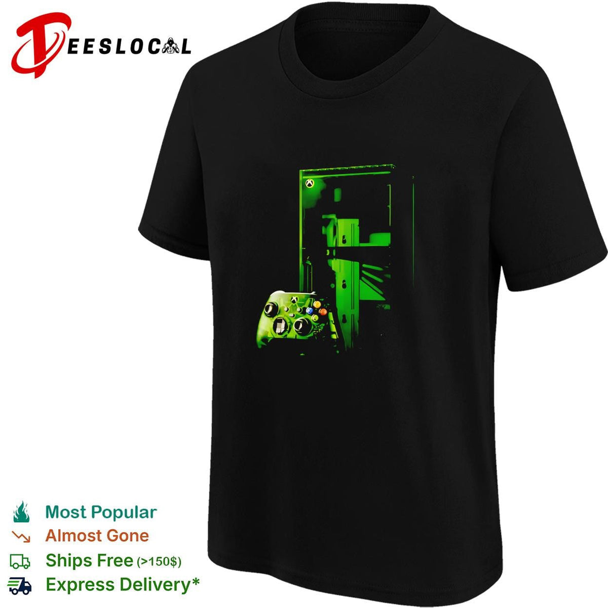 Xbox Series X 25th anniversary gaming console graphic shirt Unisex
