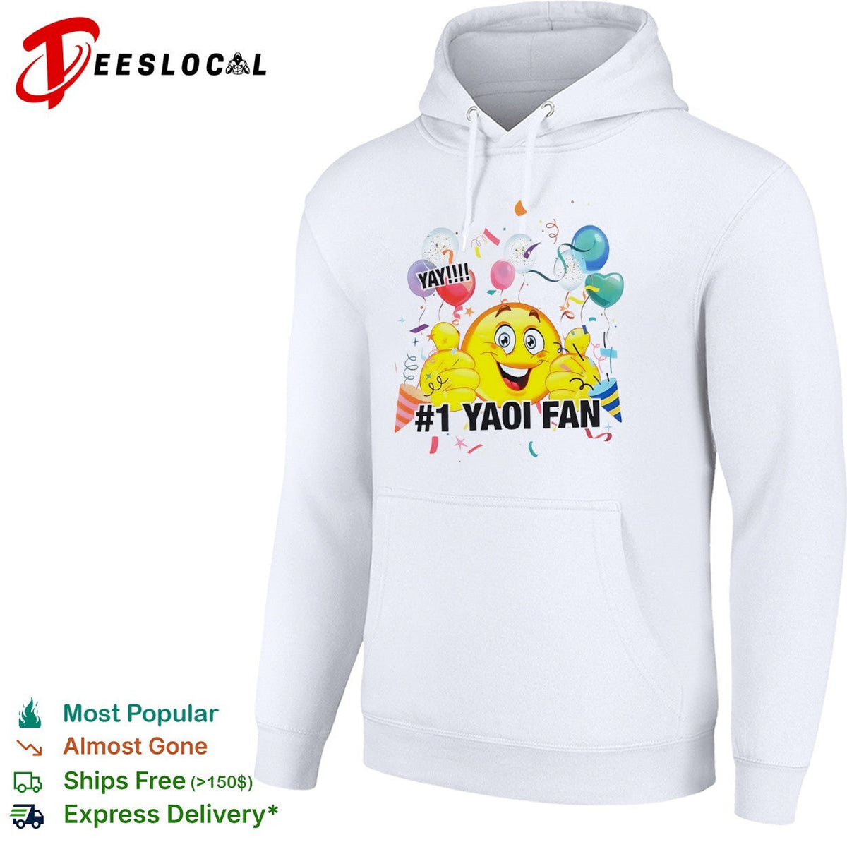 YAY 1 Yaoi Fan Emoji Celebration Party shirt Unisex