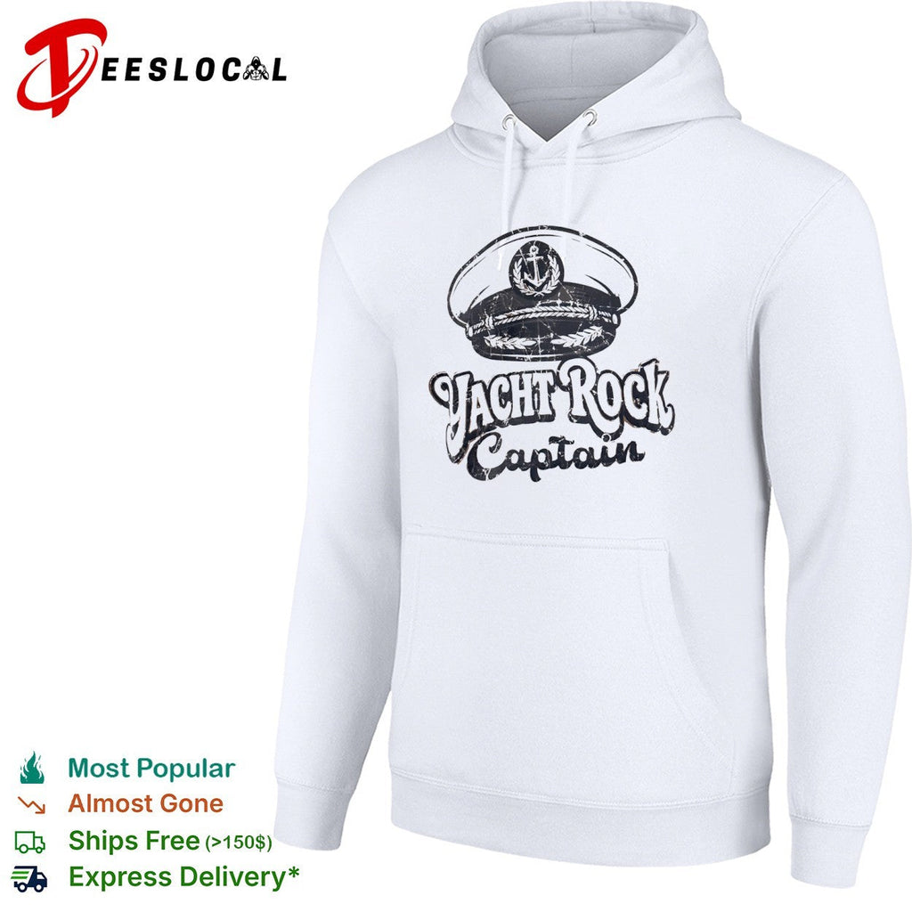 Yacht Rock Captain anchor hat emblem nautical music shirt Unisex