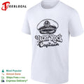 Yacht Rock Captain anchor hat emblem nautical music shirt Unisex