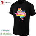 Yall means all Texas pride rainbow flag shirt Unisex