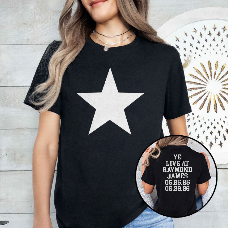 Ye Live At Raymond James Kanye West Concert T Shirt Unisex
