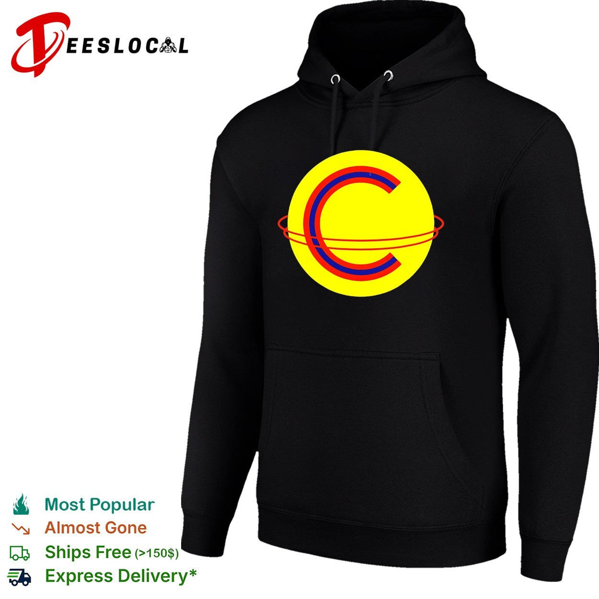 Yellow C saturn ring logo shirt Unisex