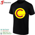 Yellow C saturn ring logo shirt Unisex