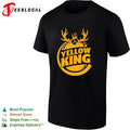 Yellow King retro logo shirt Unisex