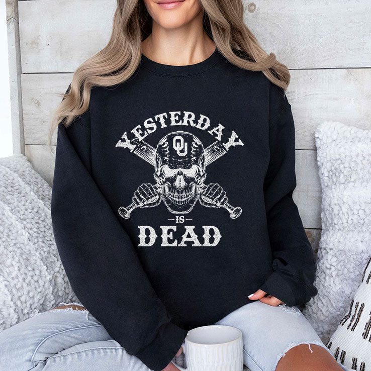 Yesterday Is Dead Oklahoma Sooners T Shirt Unisex