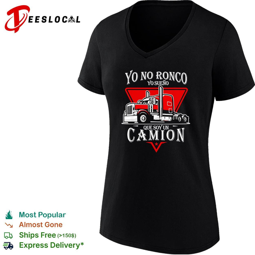 Yo no ronco yo sueno que soy un camion truck driver funny shirt Unisex