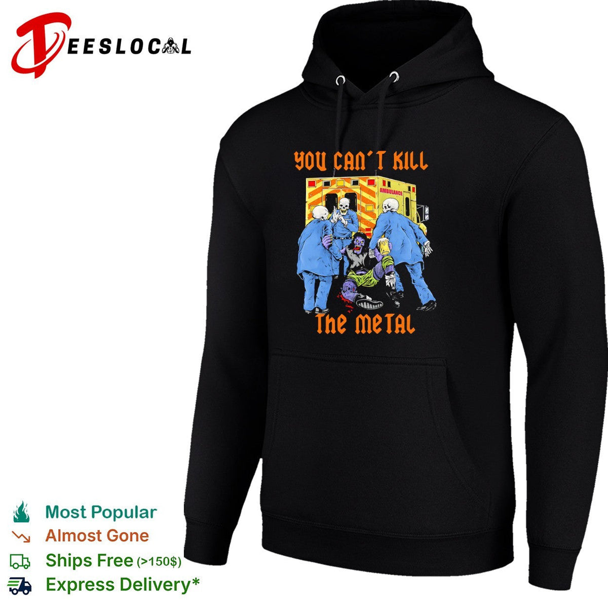 You Can’t Kill The Metal Tenacious D Skeleton shirt Unisex