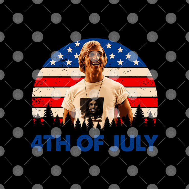 You Gotta Keep On Livin’ Dazed And Confused Movie Red White And Livin 4th Of July Shirt Unisex
