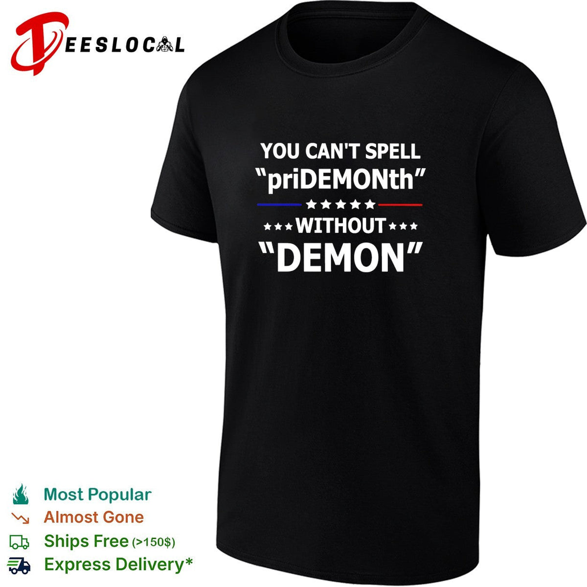 You can’t spell pridemonth without demon shirt Unisex