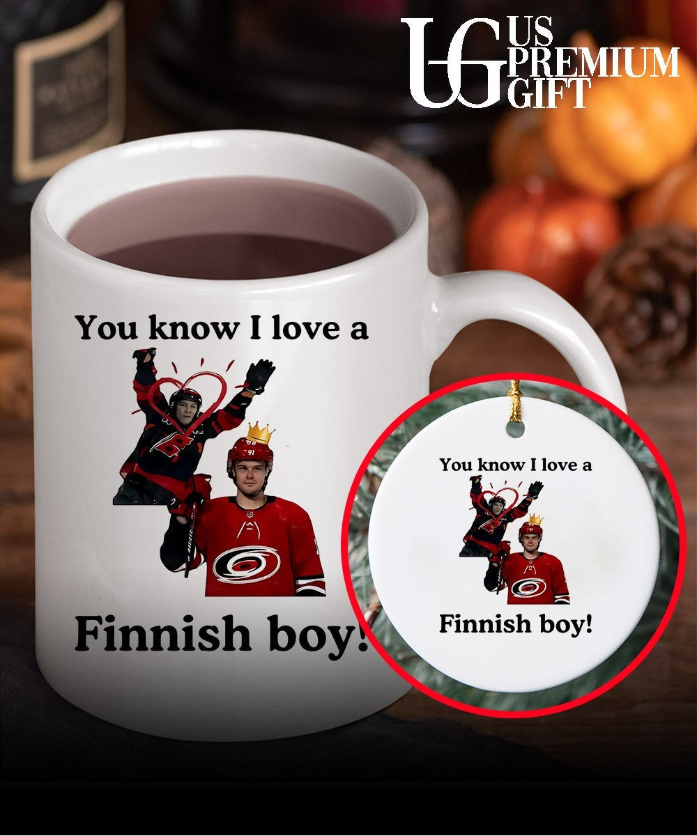 You know I love a finnish boy Carolina Hurricanes hockey shirt Unisex