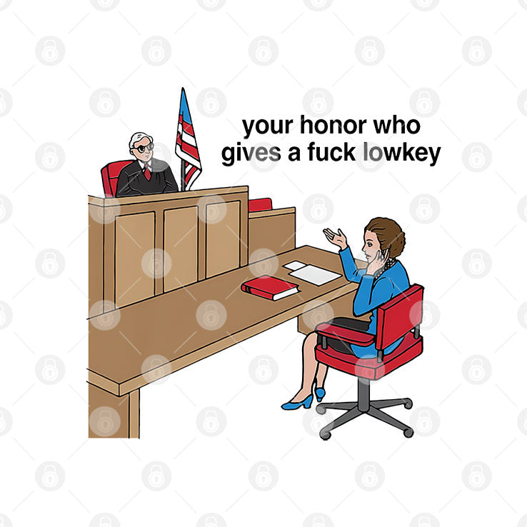 Your Honor Who Gives A Fuck Lowkey T Shirt Unisex