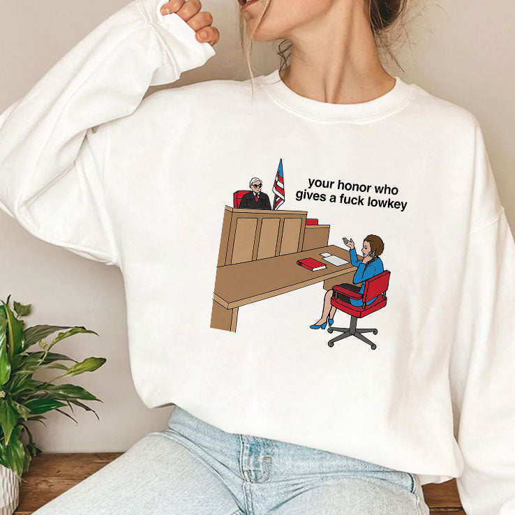 Your Honor Who Gives A Fuck Lowkey T Shirt Unisex