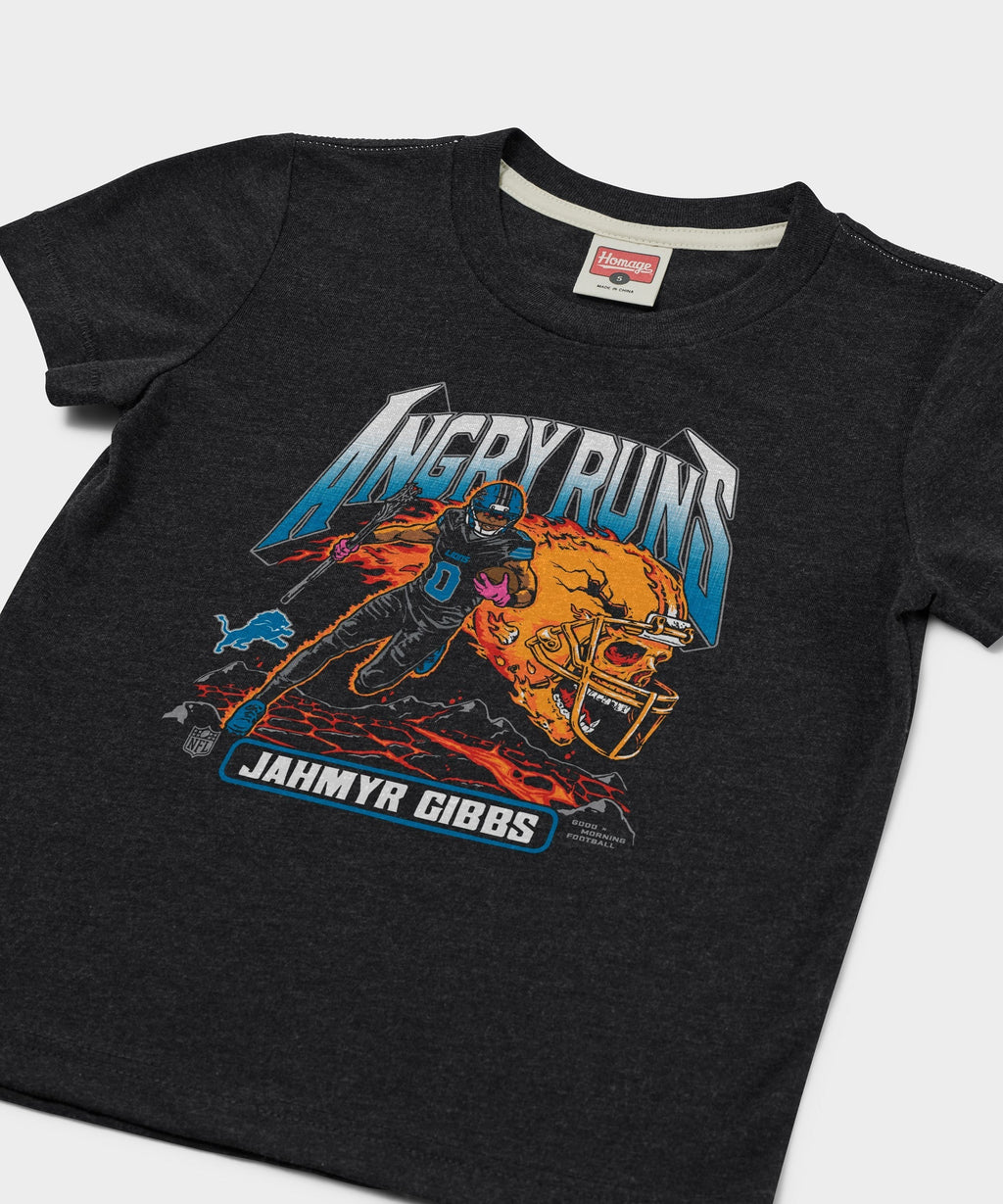 Youth Angry Runs 2025 Lions Jahmyr Gibbs Unisex