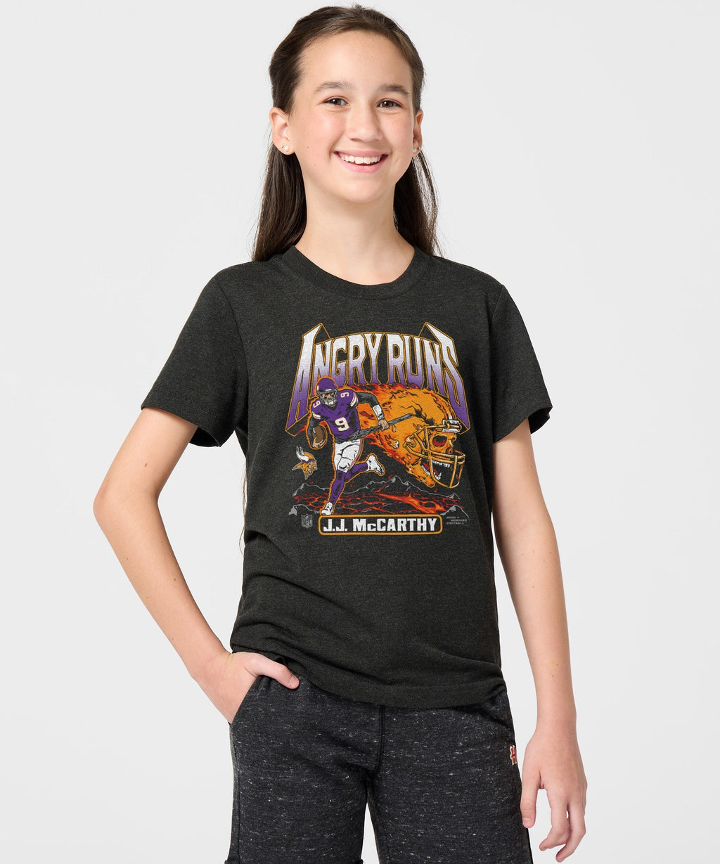 Youth Angry Runs 2025 Vikings J.J. McCarthy Unisex