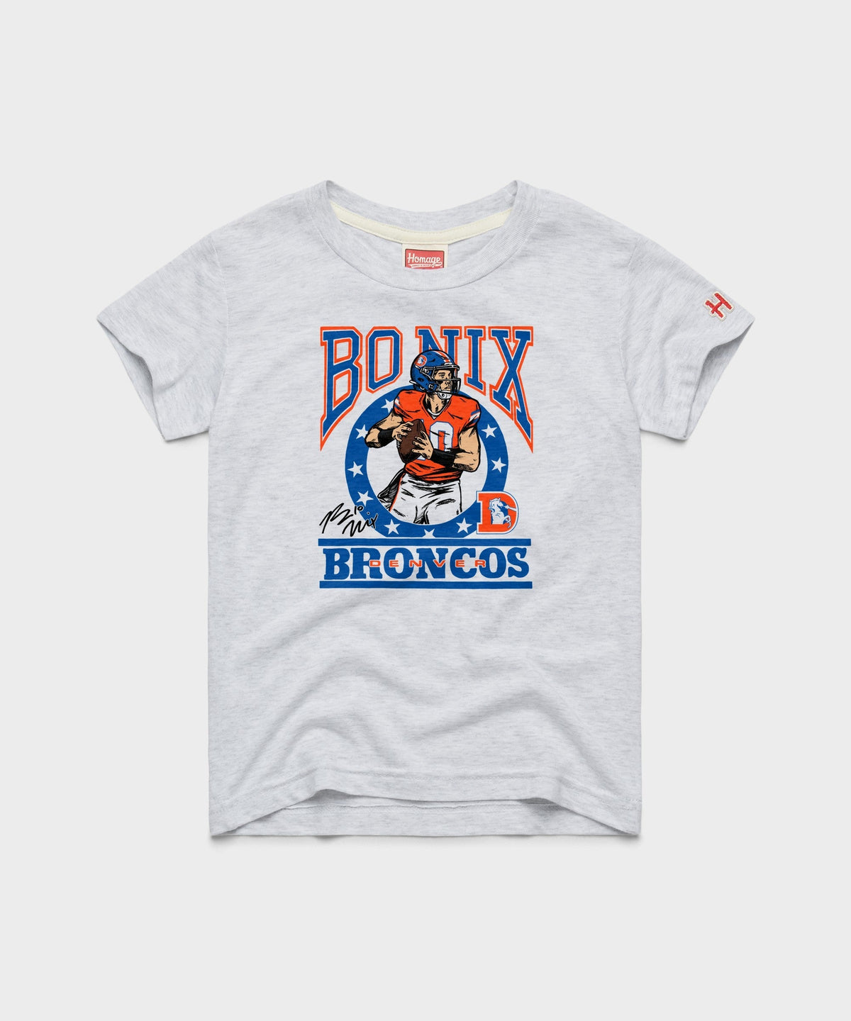 Youth Broncos Bo Nix Signature Unisex