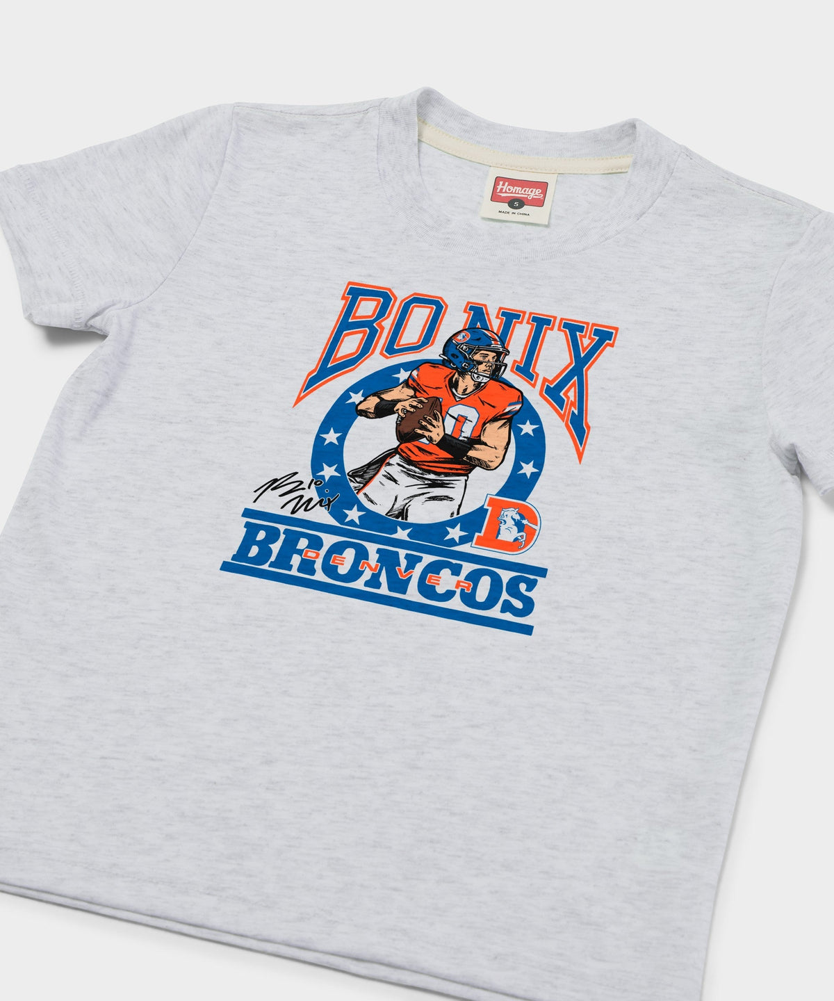 Youth Broncos Bo Nix Signature Unisex