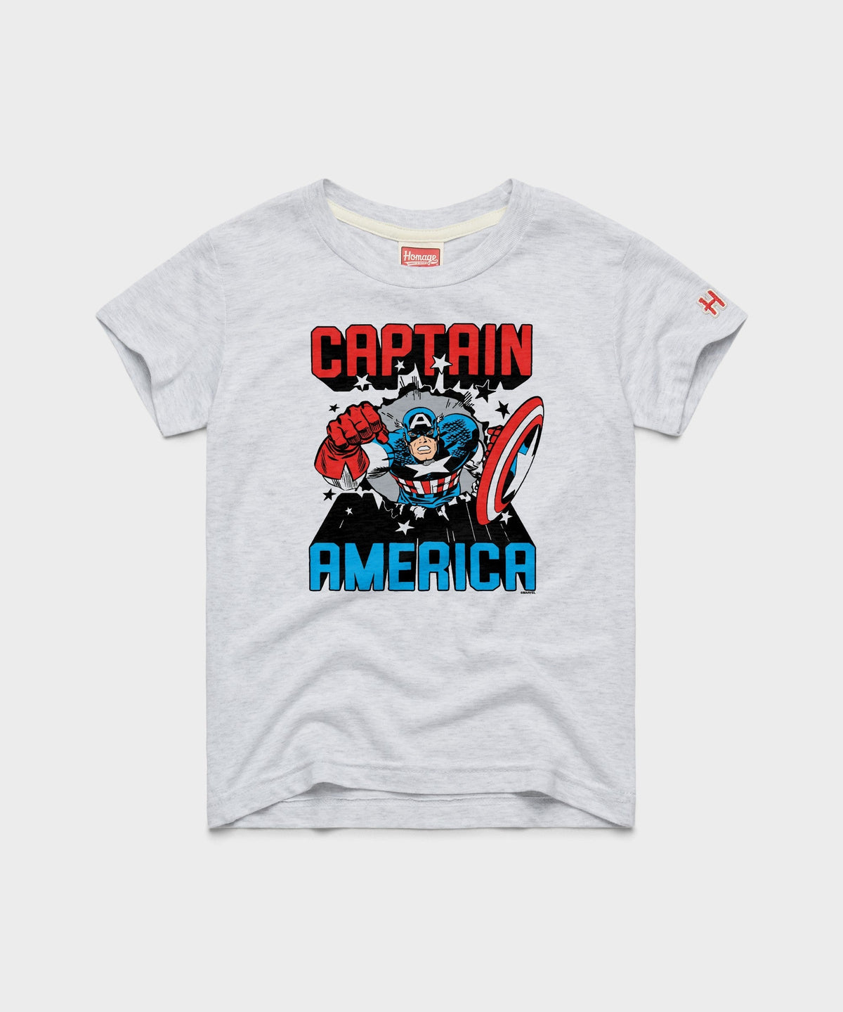 Youth Captain America Bustin' Through Unisex
