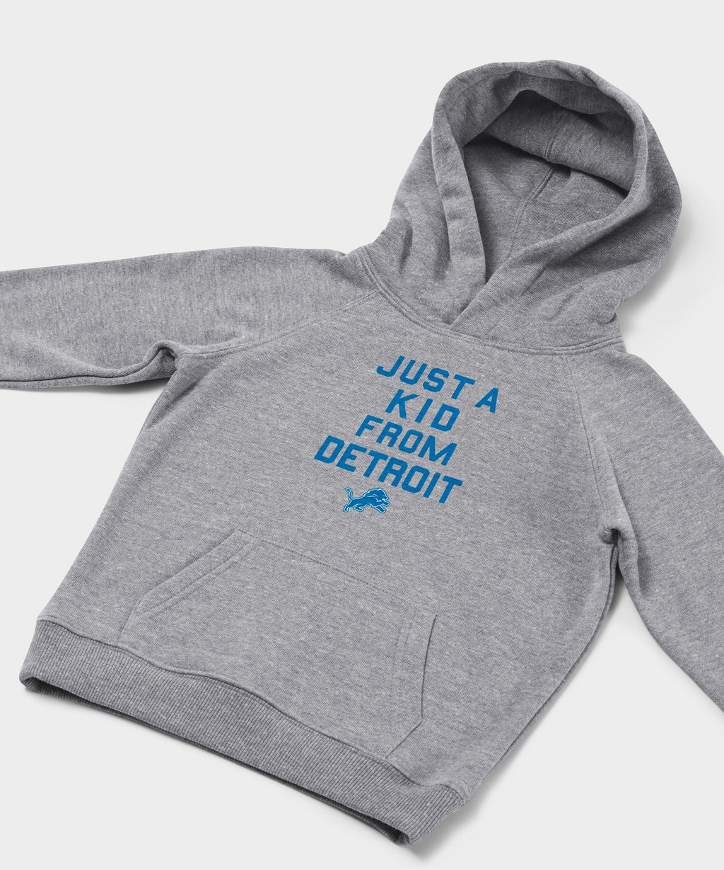 Youth Detroit Lions Just A Kid From Detroit Unisex