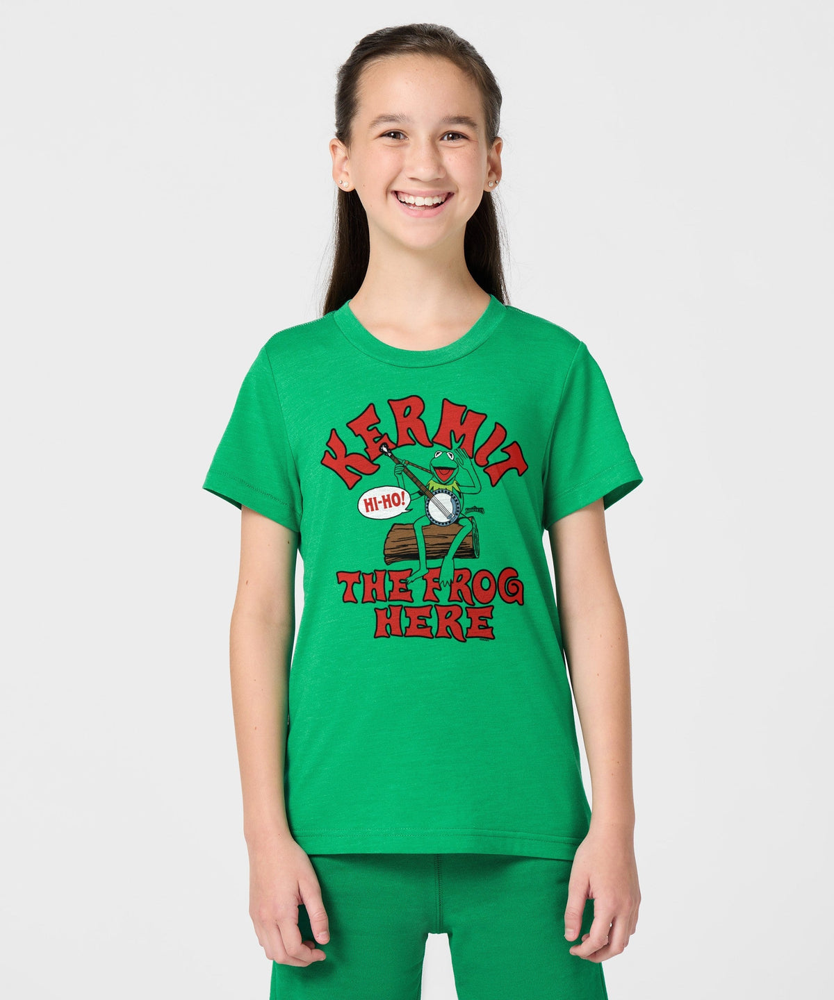 Youth Muppets Kermit The Frog Here Unisex