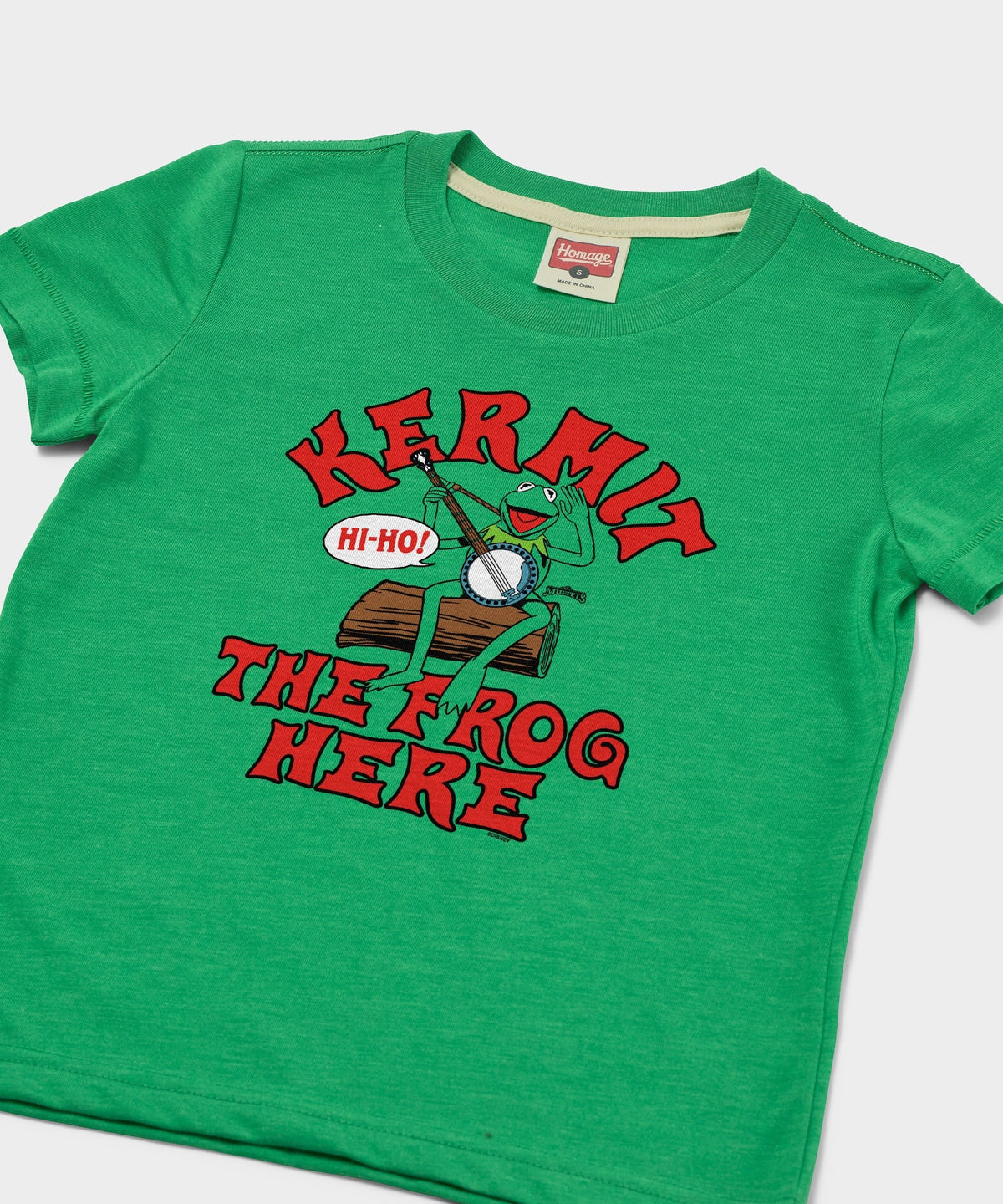 Youth Muppets Kermit The Frog Here Unisex
