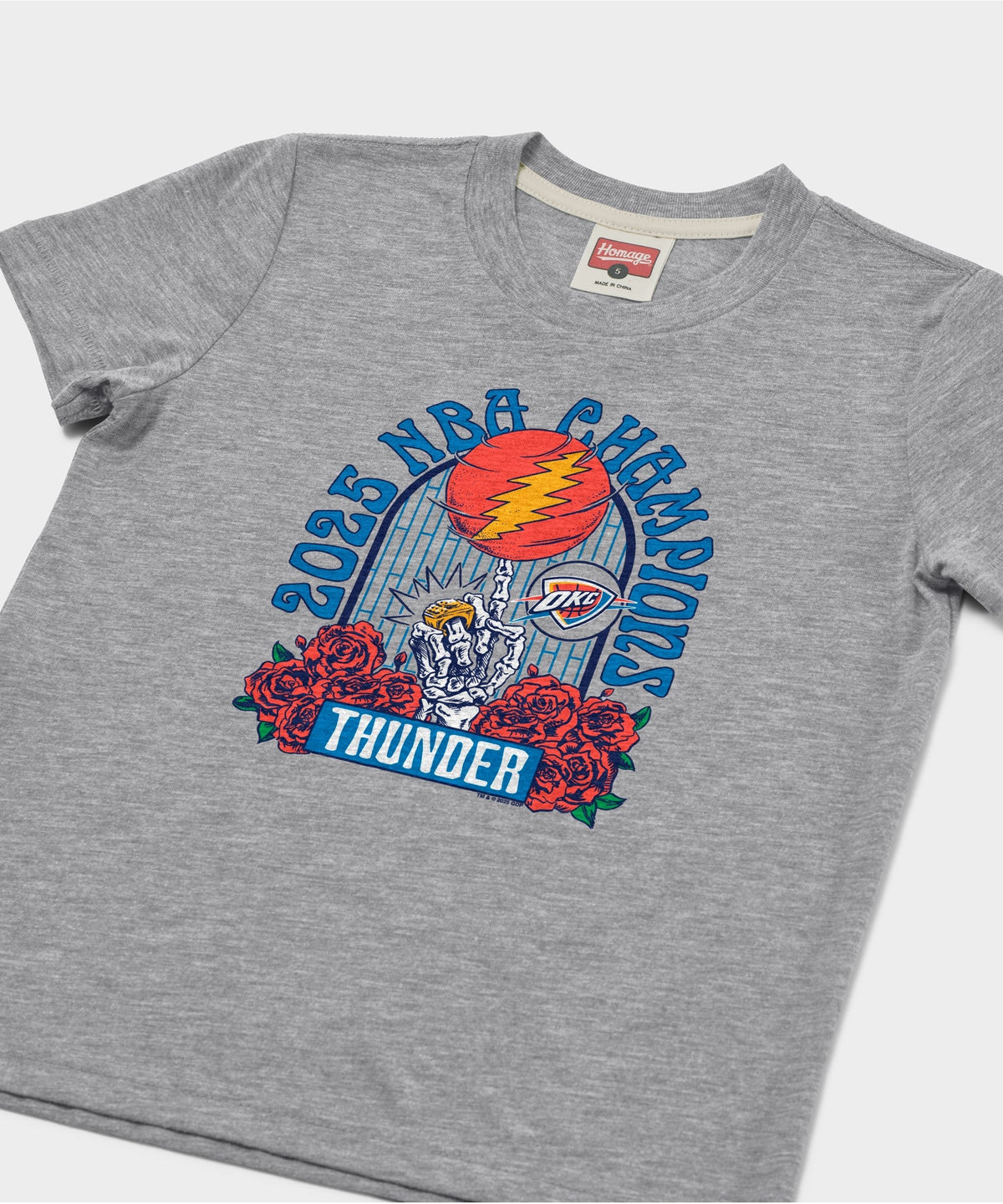 Youth NBA x Grateful Dead 2025 Champs Thunder Unisex