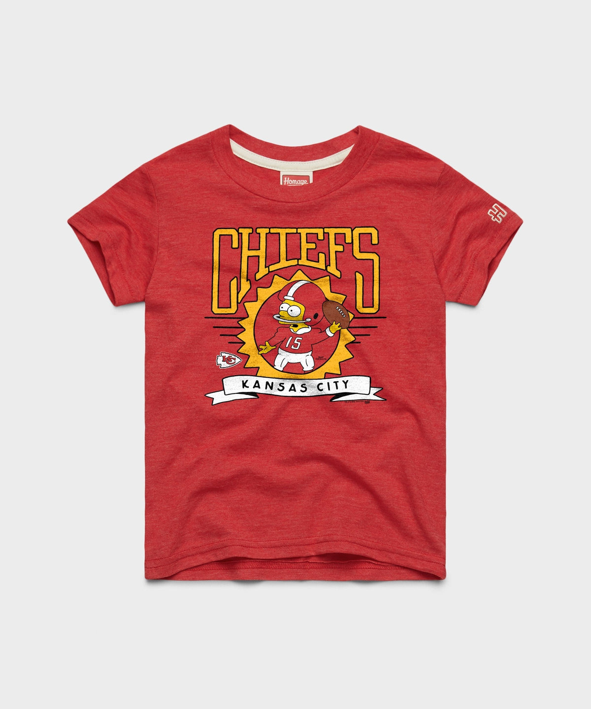 Youth The Simpsons Bart x Kansas City Chiefs Unisex