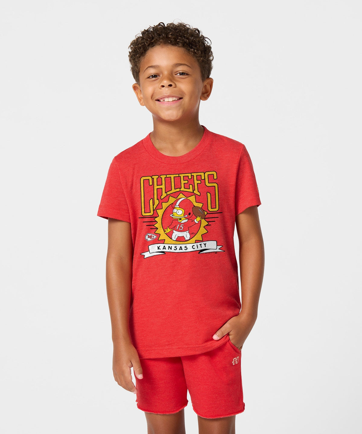 Youth The Simpsons Bart x Kansas City Chiefs Unisex