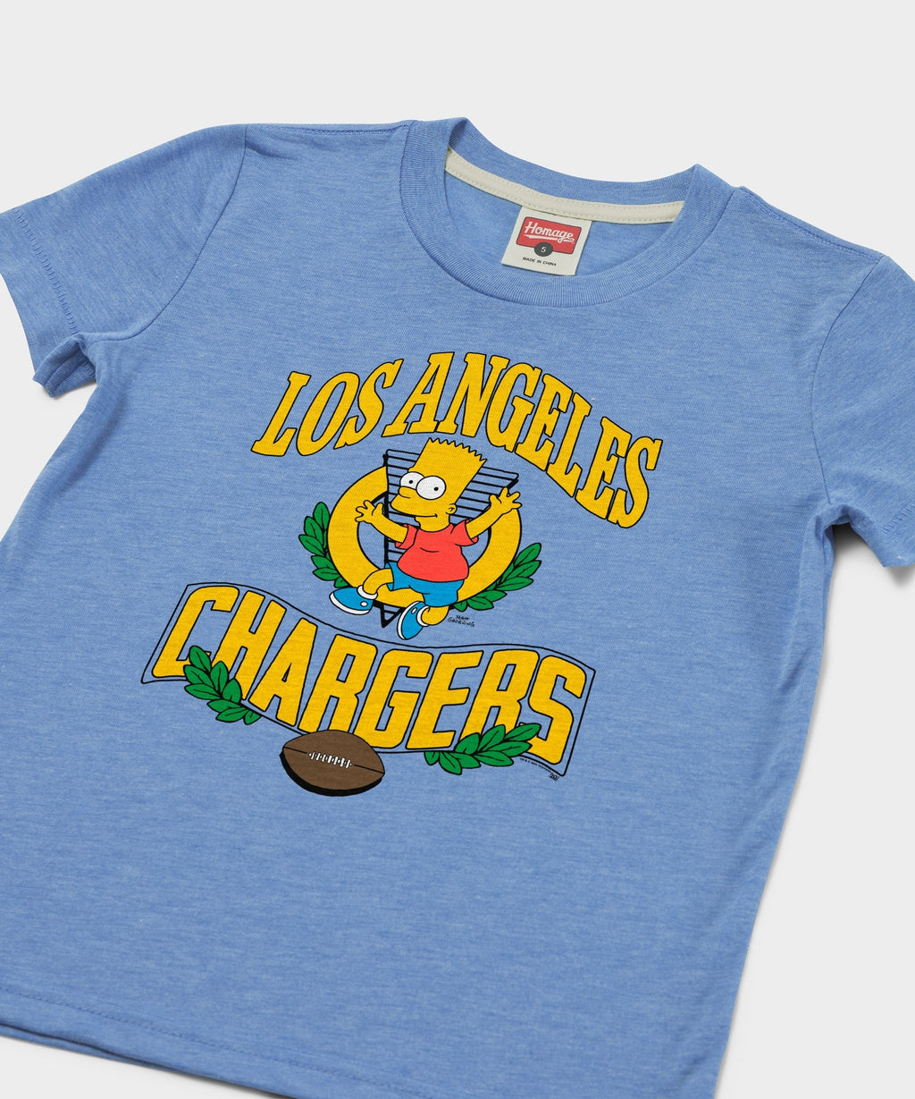Youth The Simpsons Bart x Los Angeles Chargers Unisex