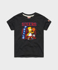 Youth The Simpsons Bart x Philadelphia 76ers Unisex