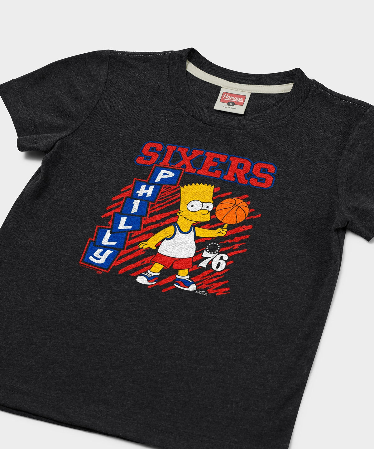 Youth The Simpsons Bart x Philadelphia 76ers Unisex