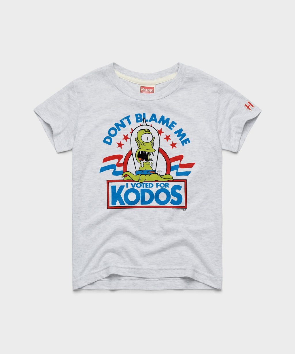 Youth The Simpsons Don't Blame Me I Voted For Kodos Unisex