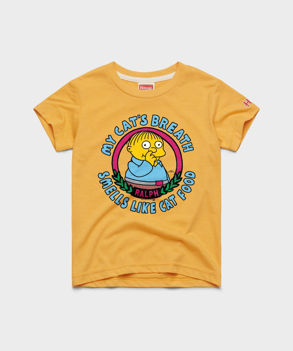 Youth The Simpsons Ralph My Cat's Breath Smells Like Cat Food Unisex