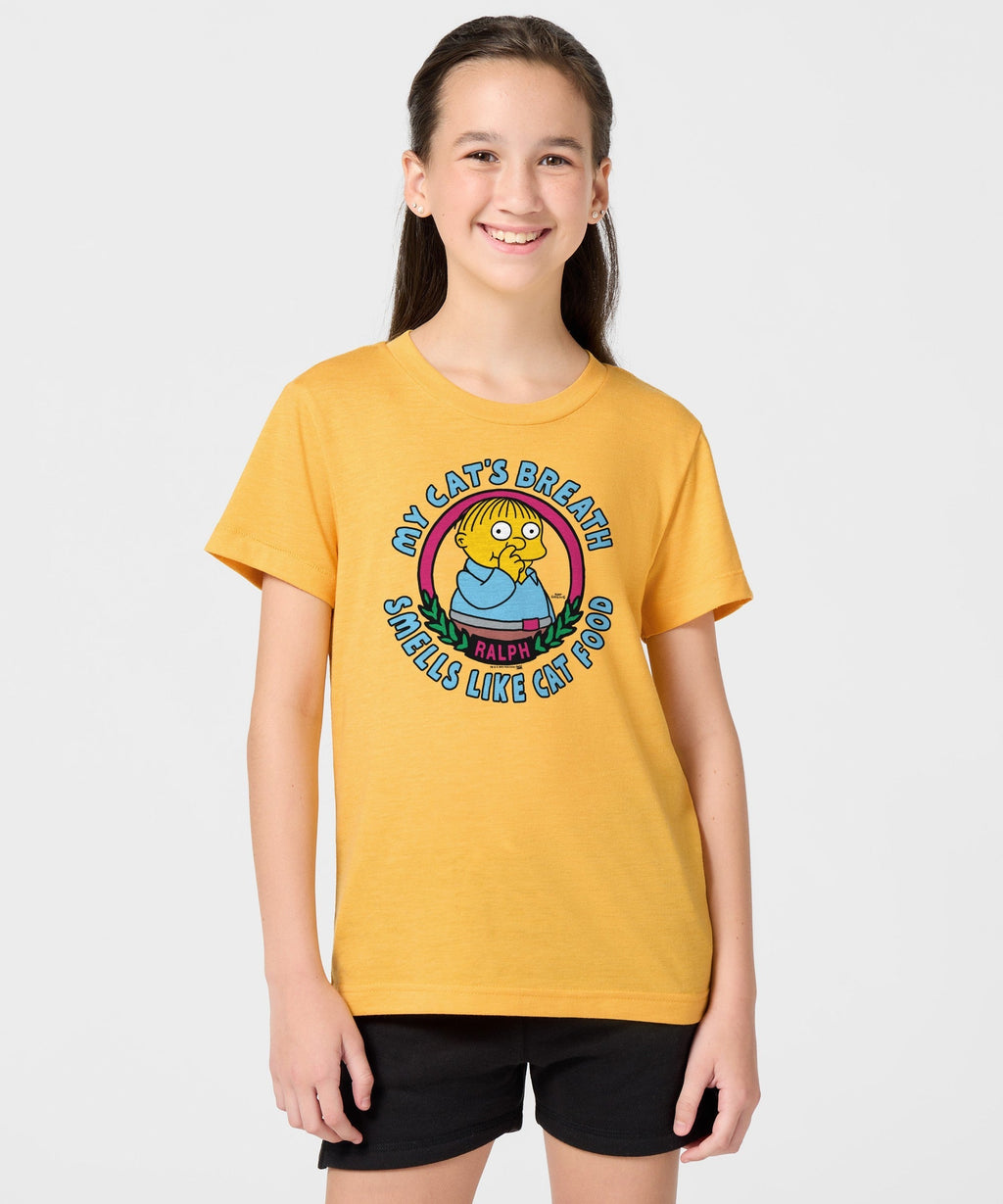 Youth The Simpsons Ralph My Cat's Breath Smells Like Cat Food Unisex