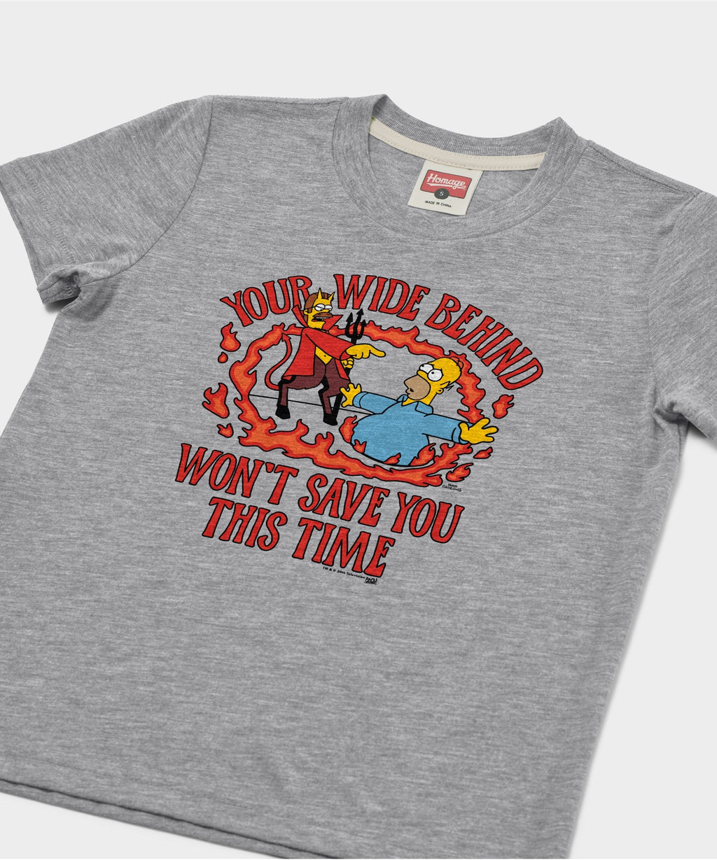 Youth The Simpsons Your Wide Behind Won't Save You This Time Unisex
