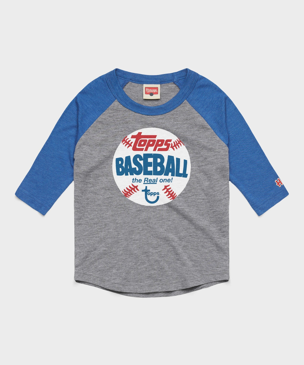 Youth Topps Baseball The Real One Raglan Unisex