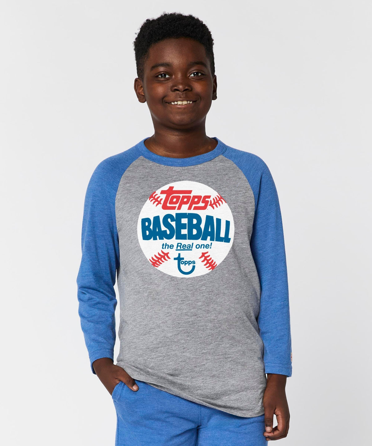 Youth Topps Baseball The Real One Raglan Unisex