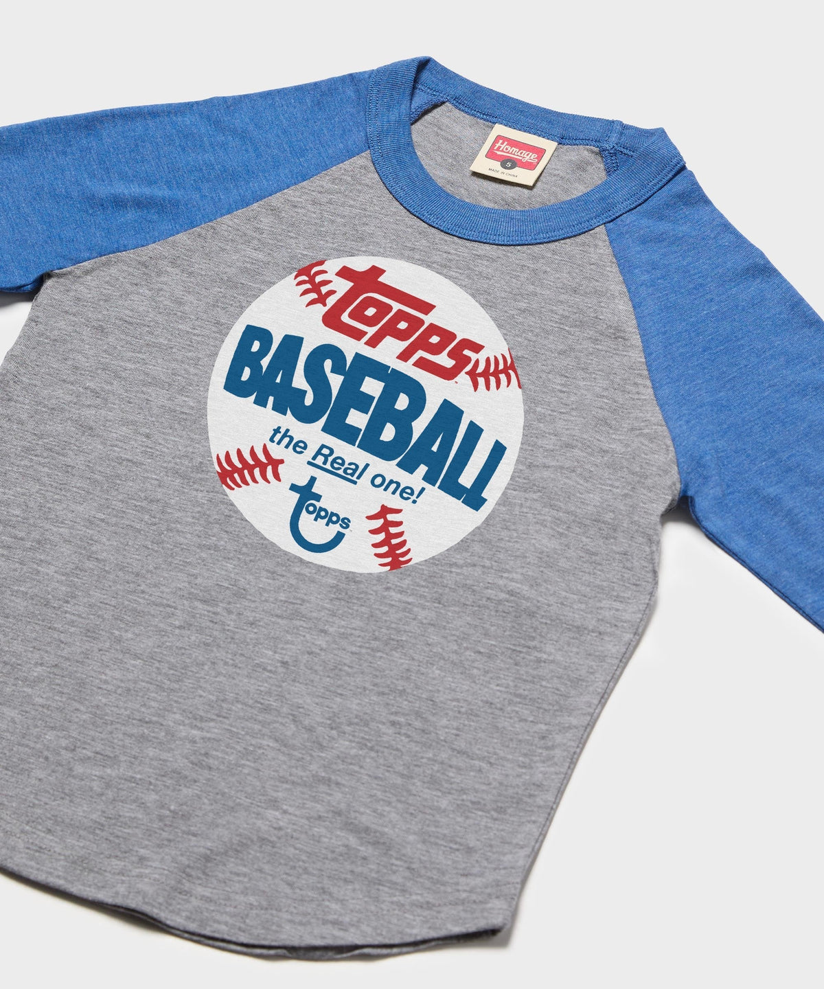 Youth Topps Baseball The Real One Raglan Unisex