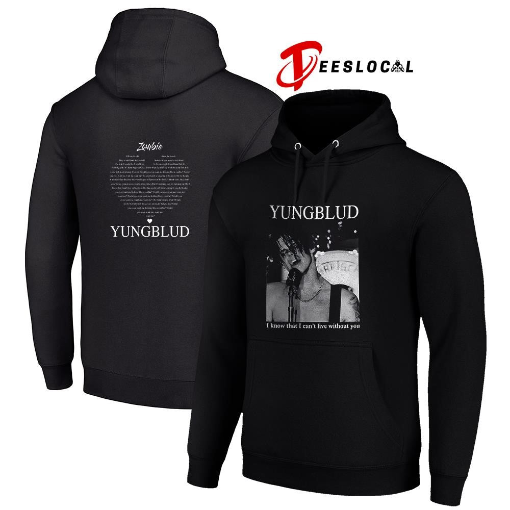 Yungblud I know that I can’t live without you Zombie graphic shirt Unisex
