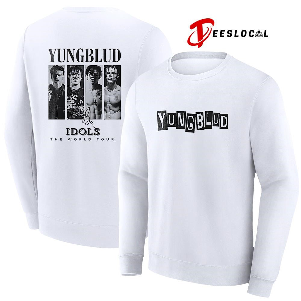 Yungblud Idols the world tour Australia 2026 signature graphic shirt Unisex