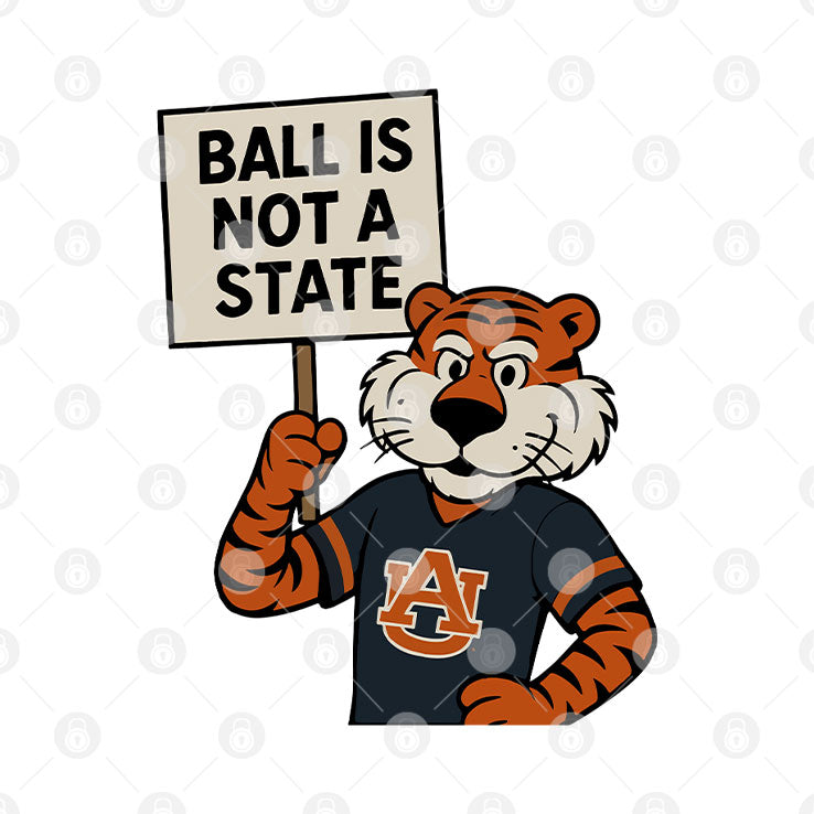 Zac Blackerby Auburn Tigers Ball Is Not A State T Shirt Unisex
