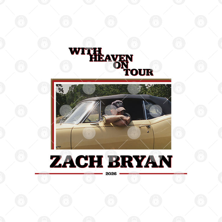 Zach Bryan With Heaven On Tour 2026 T Shirt Unisex