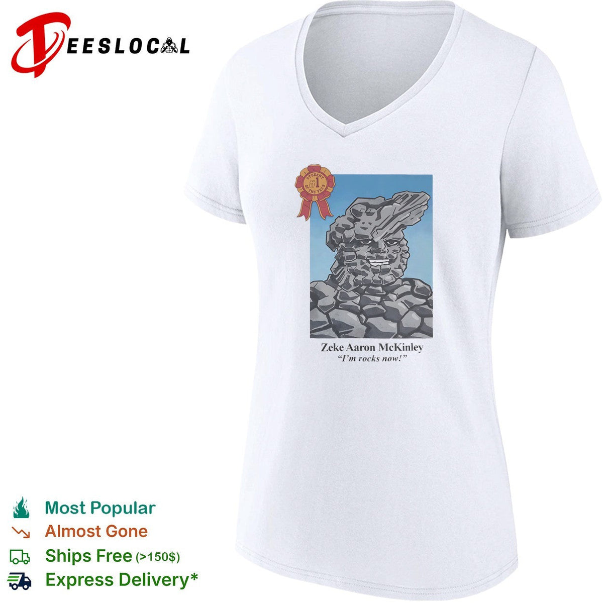 Zeke Aaron McKinley I am rocks now Student of the Year shirt Unisex