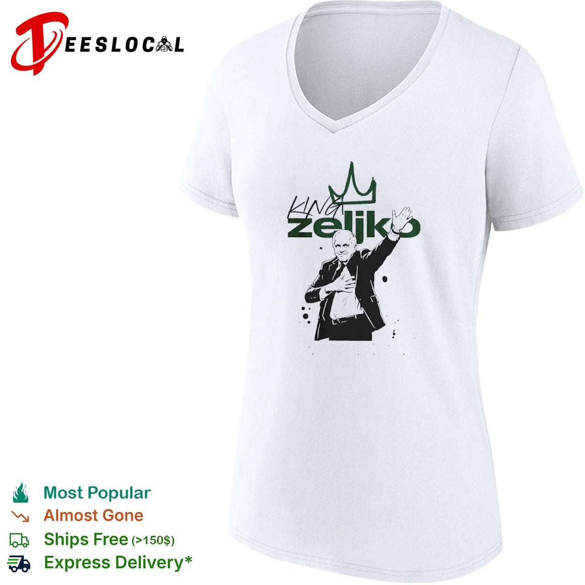 Zeljko Obradovic King Zeljko coach crown shirt Unisex