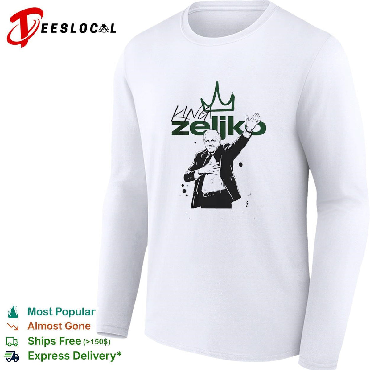 Zeljko Obradovic King Zeljko coach crown shirt Unisex