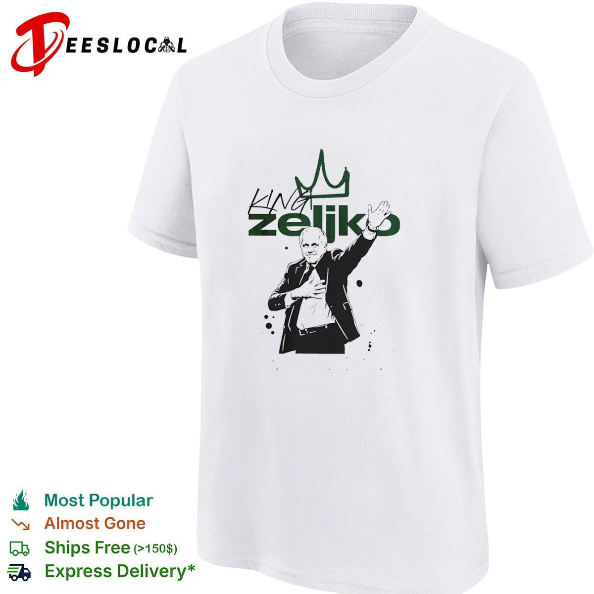 Zeljko Obradovic King Zeljko coach crown shirt Unisex