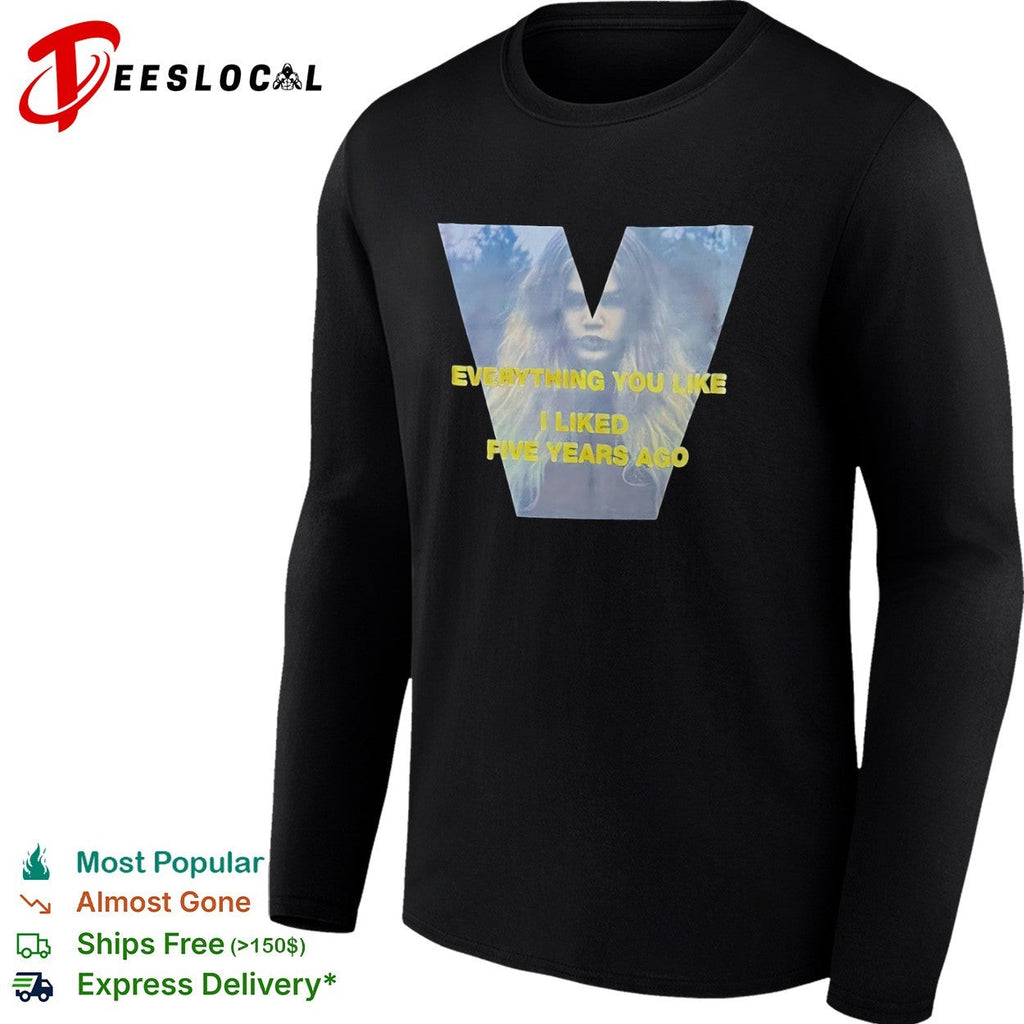 Zendaya Everything you like I liked five years ago V logo shirt Unisex