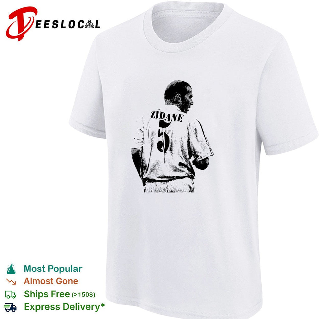 Zinedine Zidane Real Madrid portrait shirt Unisex