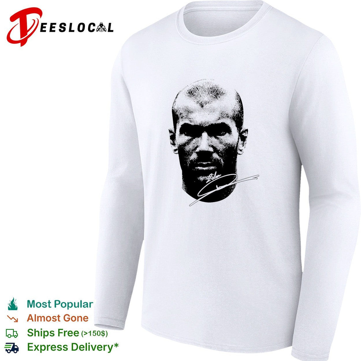 Zinedine Zidane signature shirt Unisex